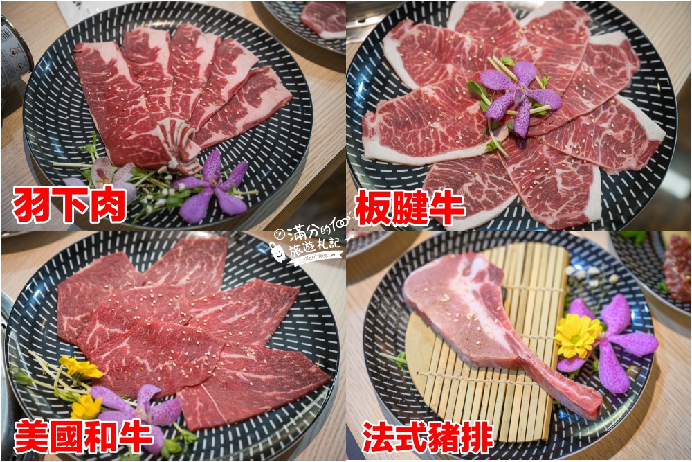 【燒肉道】桃園燒肉火鍋兩吃推薦,軌道送餐好吸睛!和牛燒肉&人氣品牌冰淇淋通通放題吃到飽!