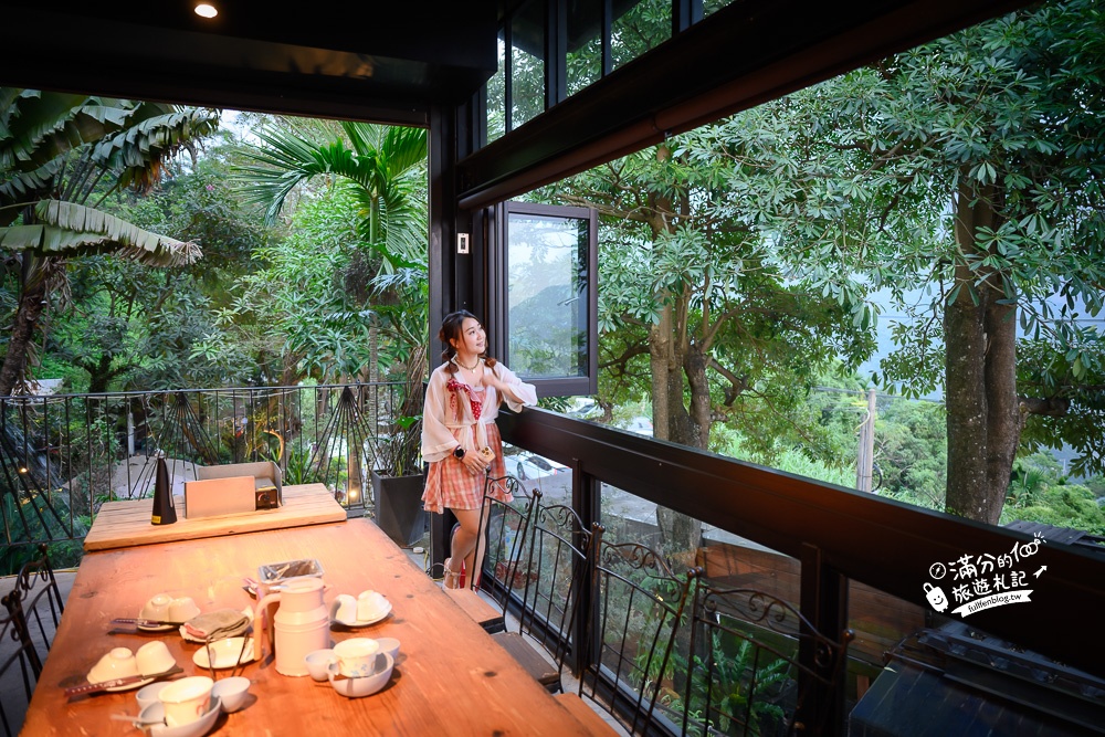 屏東景點|三地門居高風味餐廳|海拔500公尺的景觀玻璃屋,群山環繞的森林秘境! @滿分的旅遊札記