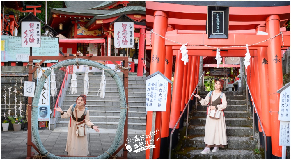 熊本景點【熊本城稻荷神社】熊本城順遊景點.求姻緣保平安,漫遊熊本城神靈守護! @滿分的旅遊札記