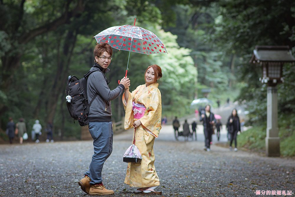 東京澀谷景點》明治神宮 原宿Moshi Moshi和服沙龍體驗 穿和服走遊日本神社