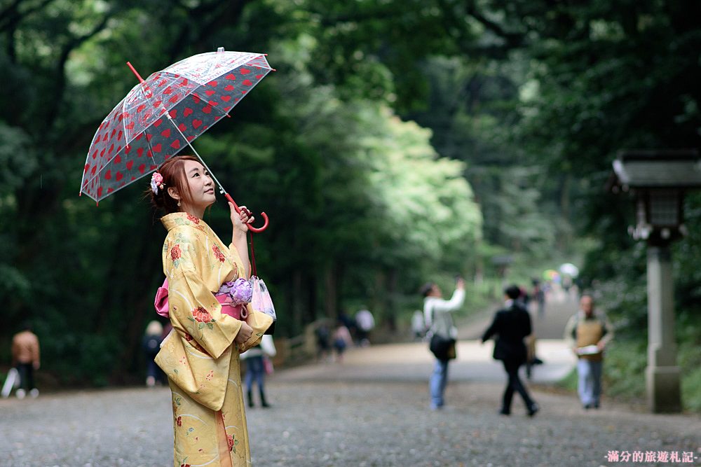 東京澀谷景點》明治神宮 原宿Moshi Moshi和服沙龍體驗 穿和服走遊日本神社