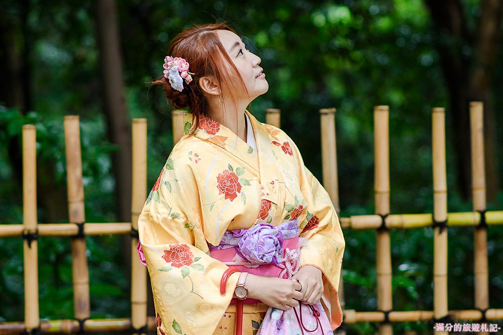 東京澀谷景點》明治神宮 原宿Moshi Moshi和服沙龍體驗 穿和服走遊日本神社