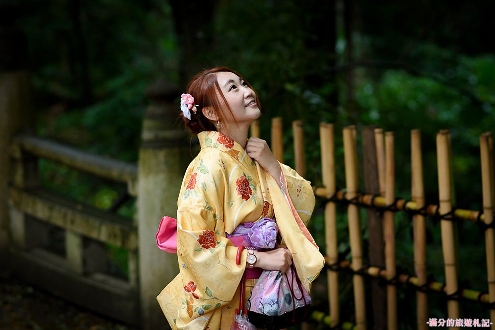 東京澀谷景點》明治神宮 原宿Moshi Moshi和服沙龍體驗 穿和服走遊日本神社