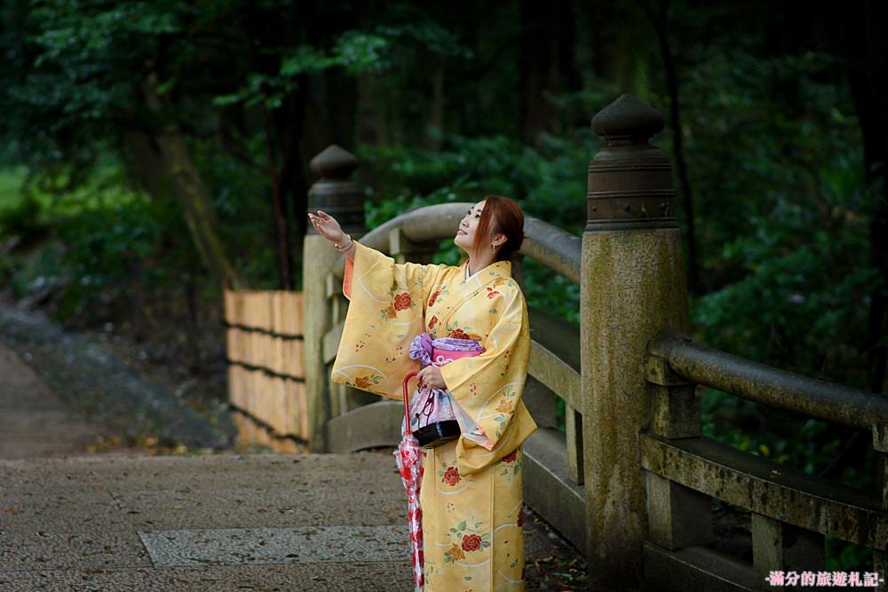 東京澀谷景點》明治神宮 原宿Moshi Moshi和服沙龍體驗 穿和服走遊日本神社