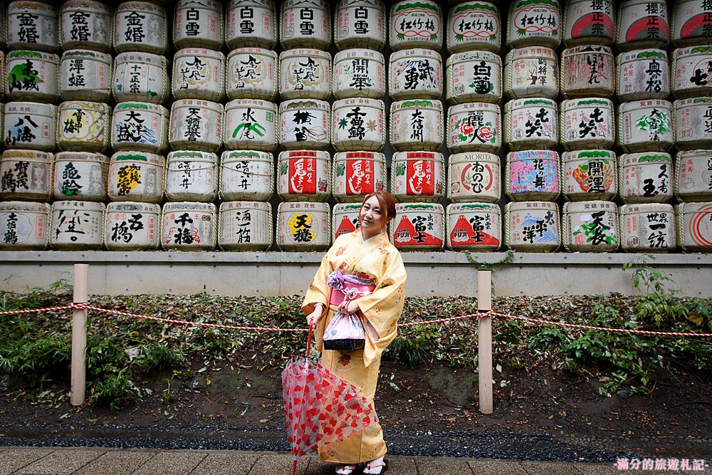 東京澀谷景點》明治神宮 原宿Moshi Moshi和服沙龍體驗 穿和服走遊日本神社