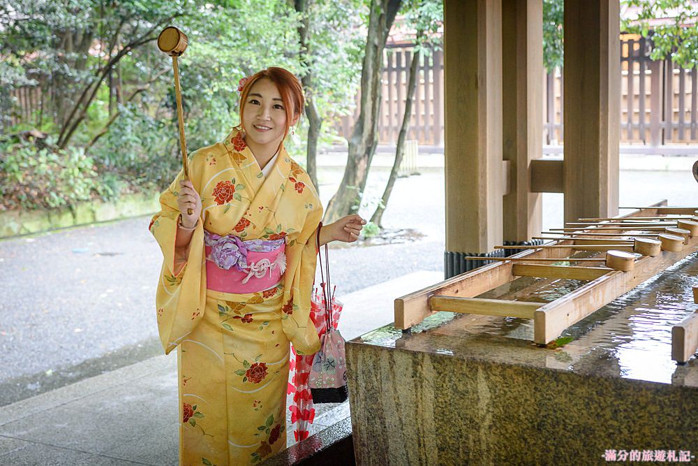 東京澀谷景點》明治神宮 原宿Moshi Moshi和服沙龍體驗 穿和服走遊日本神社