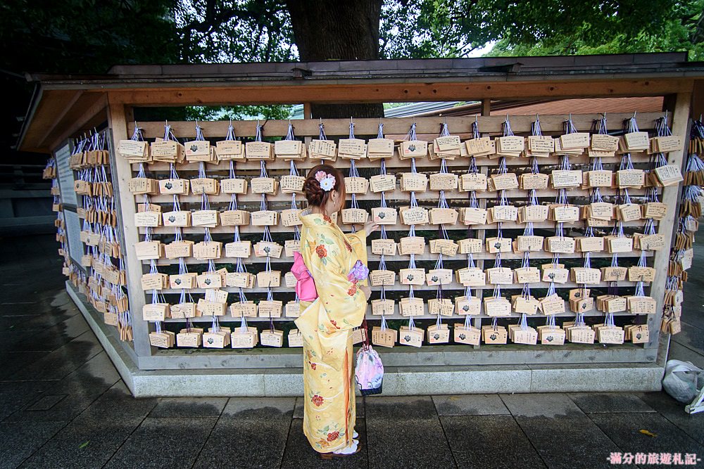 東京澀谷景點》明治神宮 原宿Moshi Moshi和服沙龍體驗 穿和服走遊日本神社