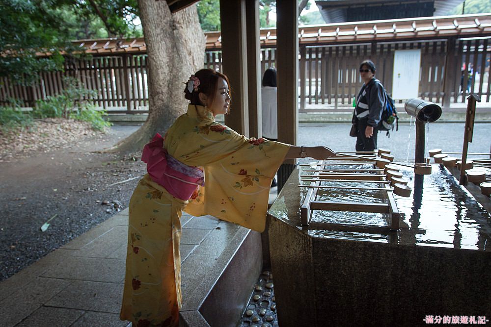 東京澀谷景點》明治神宮 原宿Moshi Moshi和服沙龍體驗 穿和服走遊日本神社