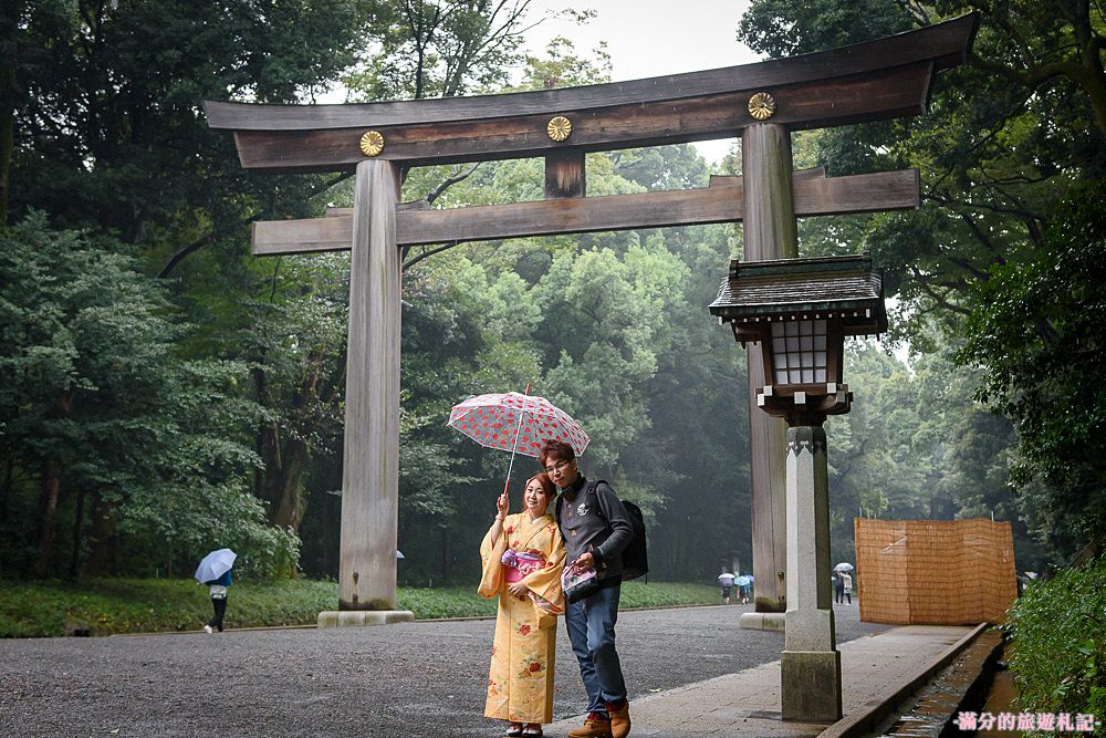 東京澀谷景點》明治神宮 原宿Moshi Moshi和服沙龍體驗 穿和服走遊日本神社