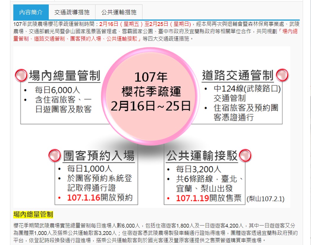 台中和平景點》武陵農場櫻花季 2018/1/19櫻花預售票開賣 季節限定的美景 農場下起浪漫櫻花雨 每年必訪的櫻花勝地!