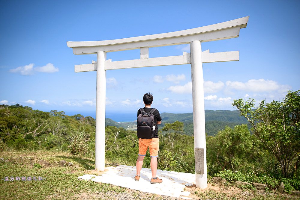 屏東牡丹景點》高士神社 南台灣最美的山中神社 登上白色鳥居就能望山看海~有如山中小仙境!