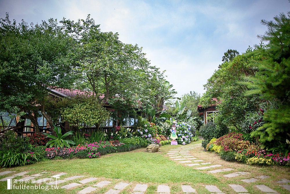 苗栗南庄【杉林松境休閒農場】南庄繡球花祕境,用餐下午茶,漫步超夢幻繡球花海廊道!