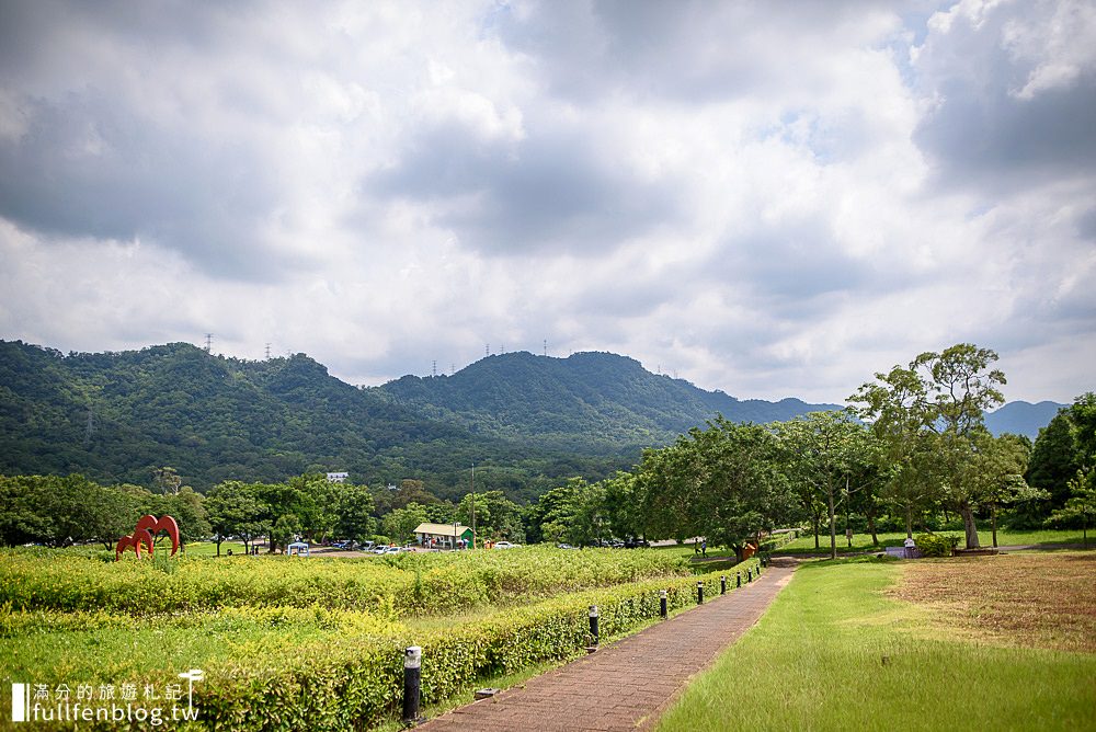 桃園大溪景點》大溪花海農場|台版復活節島|情侶約會LOVE景點~來和摩艾石像玩樂美拍趣!