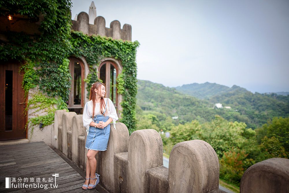 【苗栗天空之城景觀餐廳】離天空最近的樹屋城堡,苗栗情侶約會親子景點,苗栗最美森林古堡!