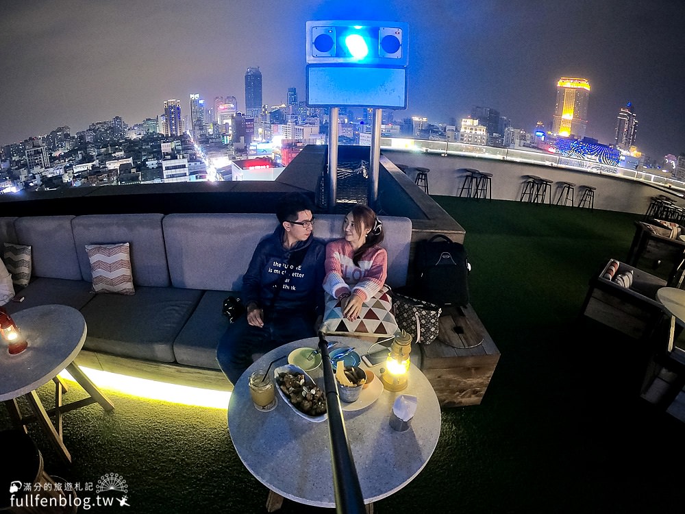 高雄夜景|英迪格酒店Pier No. 1高空酒吧(近新崛江)|屋頂浪漫賞夜去~還看得到85大樓!