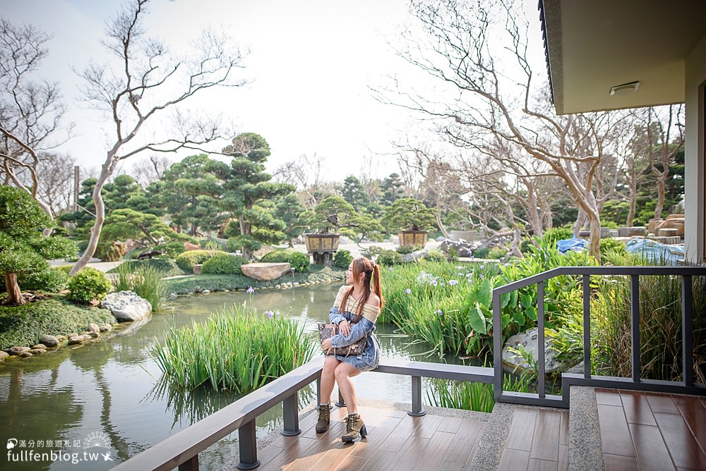 彰化田尾景點|台灣銘園庭園美術館|優雅水上茶房.日式庭院.珍奇老樹|免出國~秒飛日本渡假趣!