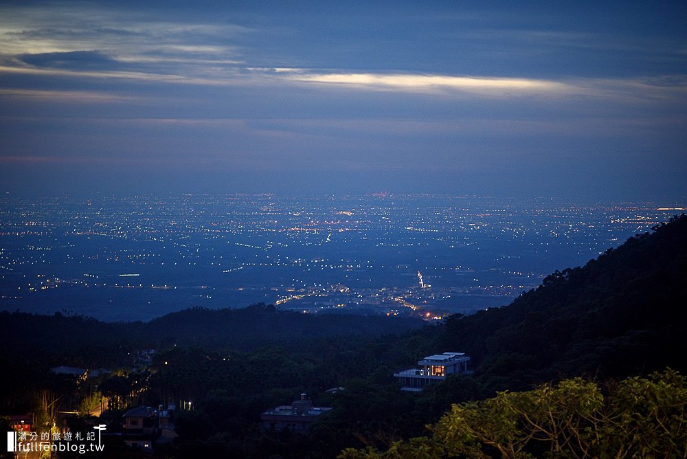 雲林古坑景點|啡你不可庭園咖啡|雲林夜景.下午茶.情侶約會|浪漫觀景視野.玩拍小希臘.彩色童話屋!