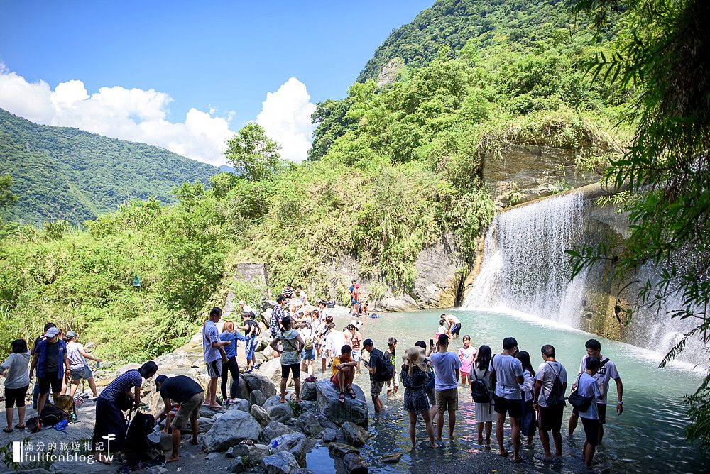 花蓮秀林景點|翡翠谷(免門票)花蓮秘境.山洞後的世外桃源~療癒的水簾瀑布!