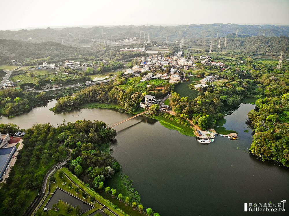 新竹峨眉【細茅埔吊橋.雪之湖咖啡】彌勒大佛景觀咖啡廳.桐花橋~漫遊峨嵋最美的湖光山色!