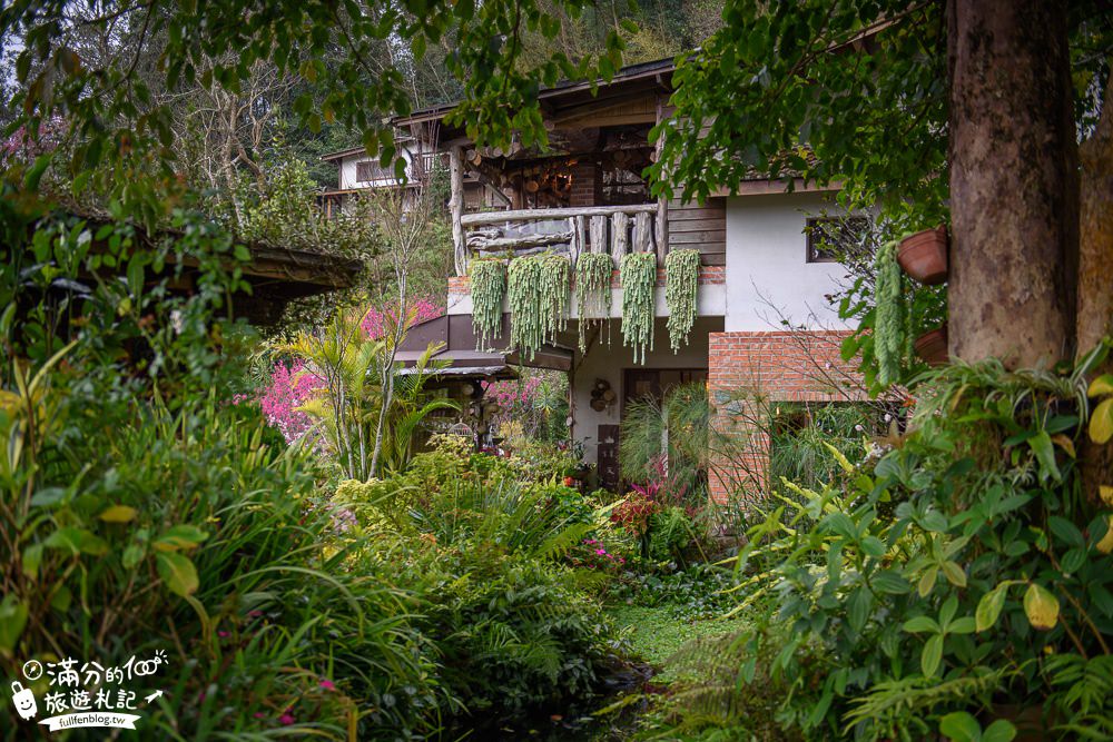 苗栗南庄景點|山行玫瑰|景觀餐廳.簡餐.下午茶.賞櫻花|夢幻山林仙境~漫遊療癒小花園!