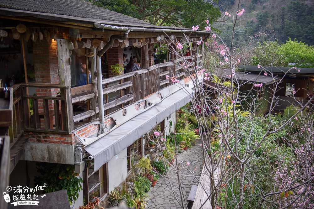 苗栗南庄景點|山行玫瑰|景觀餐廳.簡餐.下午茶.賞櫻花|夢幻山林仙境~漫遊療癒小花園!