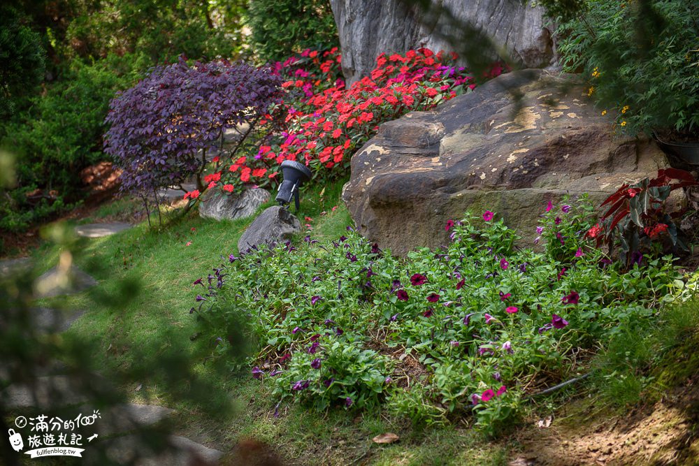 苗栗頭份景點|品園.美麗的好花園(免門票)七千坪療癒庭院.紫藤隧道.水上涼亭|私人豪宅庭院~順遊品嚐美味嫩仙草!