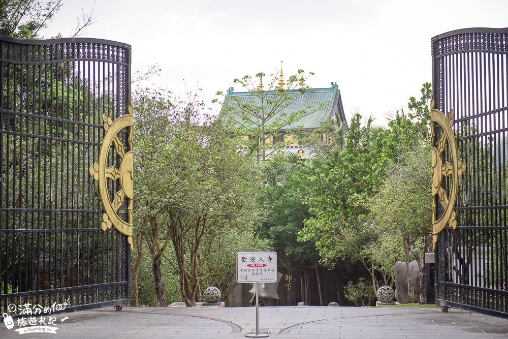 台南左鎮景點【噶瑪噶居寺】免門票藏傳佛教最大傳承道場.華麗寶殿,20米高金身大佛超壯觀!