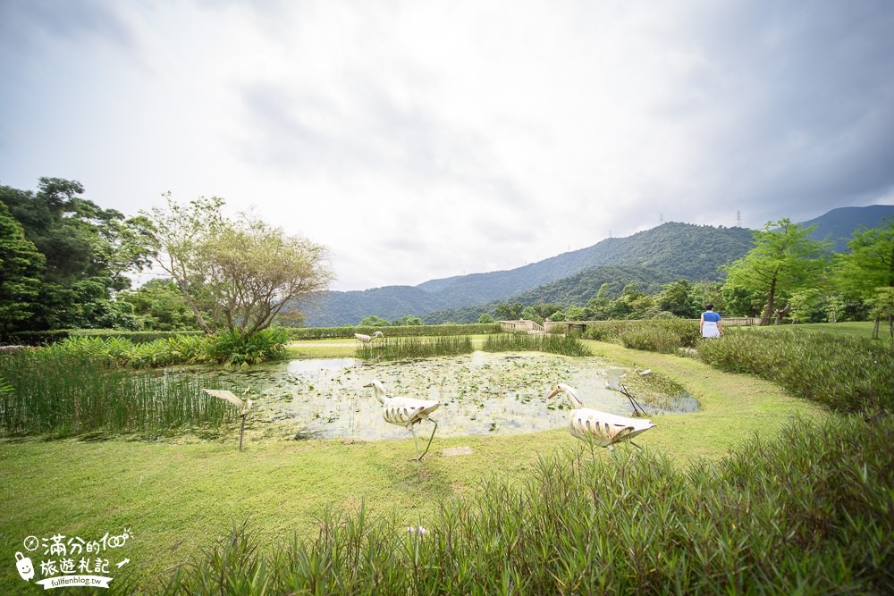 宜蘭冬山景點|仁山植物園(免門票)|情侶約會.森林步道.歐風莊園|免搭飛機~探索植物園也能環遊世界!