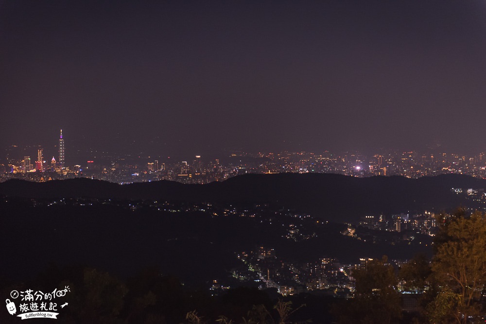 台北陽明山夜景【屋頂上】台北景觀餐廳.山頂上的夢幻池,輕鬆眺望台北101!