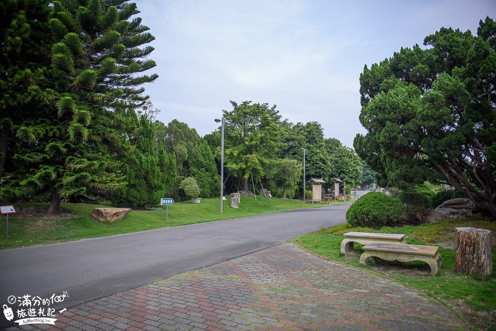 彰化溪州【萬景藝苑】全台最美宮殿級庭院,中式庭院.花藝盆景,還有最新親子兒童遊戲區!