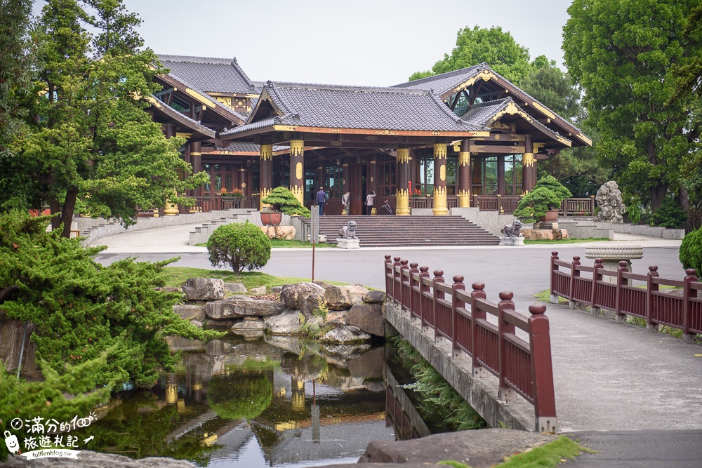 彰化溪州【萬景藝苑】全台最美宮殿級庭院,中式庭院.花藝盆景,還有最新親子兒童遊戲區!