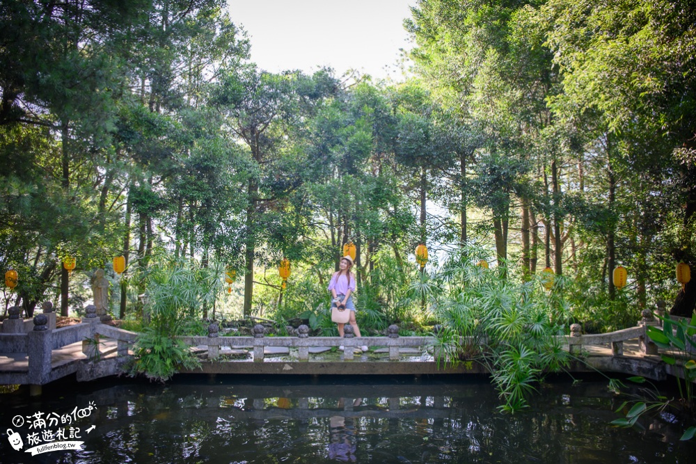 南投國姓景點|禪機山仙佛寺(免門票)燈籠天梯.敲鐘祈福.巨石蓮花座|好壯觀~500羅漢包圍大佛的震撼!