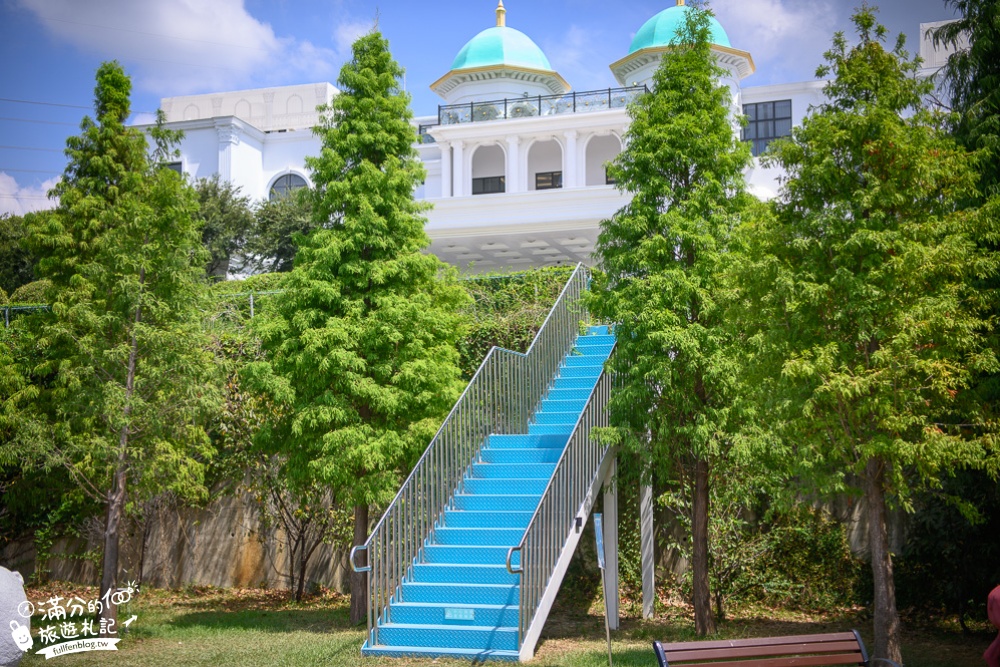 彰化景點|唯愛庭院|情侶約會.親子景點.下午茶.心型鳥巢.落雨松秘境|浪漫滿分~中部最大歐風城堡莊園!