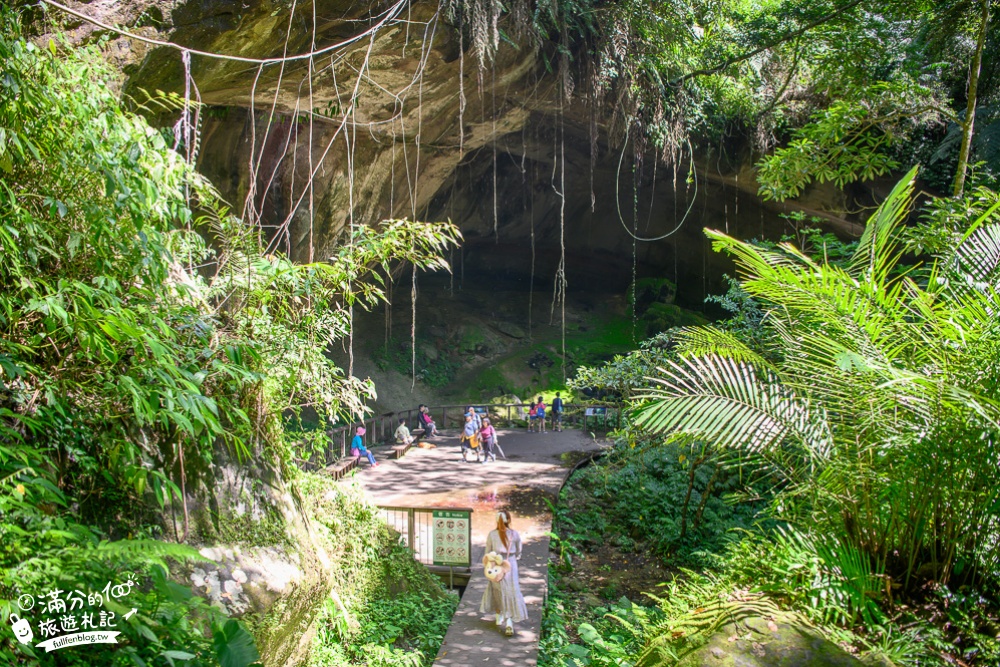 桃園景點|三民蝙蝠洞(免門票)彎月洞穴.雙絲瀑布.森林步道|夢幻水簾洞~大自然的鬼斧神工!