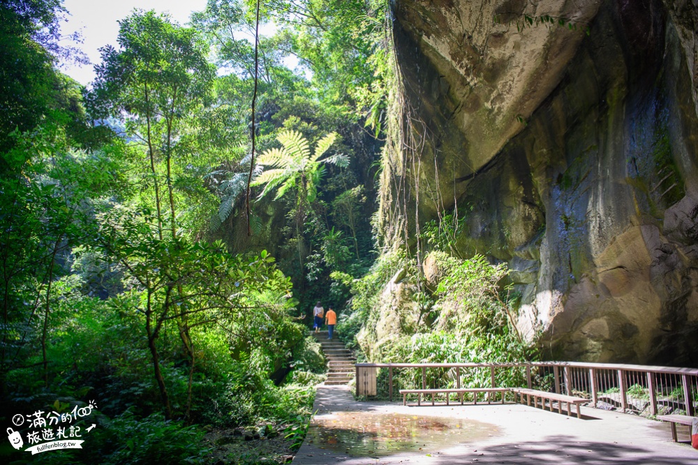 桃園景點|三民蝙蝠洞(免門票)彎月洞穴.雙絲瀑布.森林步道|夢幻水簾洞~大自然的鬼斧神工!