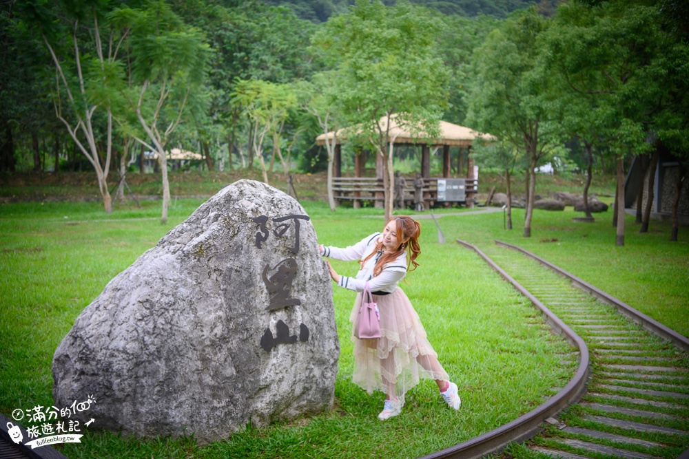 嘉義阿里山景點|觸口遊客中心(免門票)逐鹿傳說梅花鹿園|森林火車.茅草涼亭.梅花鹿~阿里山休閒中繼站!