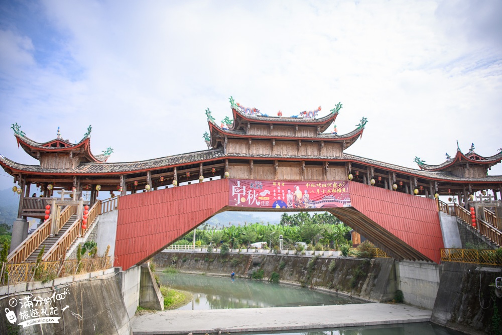 南投集集景點|武昌宮浙江泰順廊橋.拜月老.走姻緣橋.武昌宮舊遺址|懷舊橋樑之美~在台玩拍小浙江!