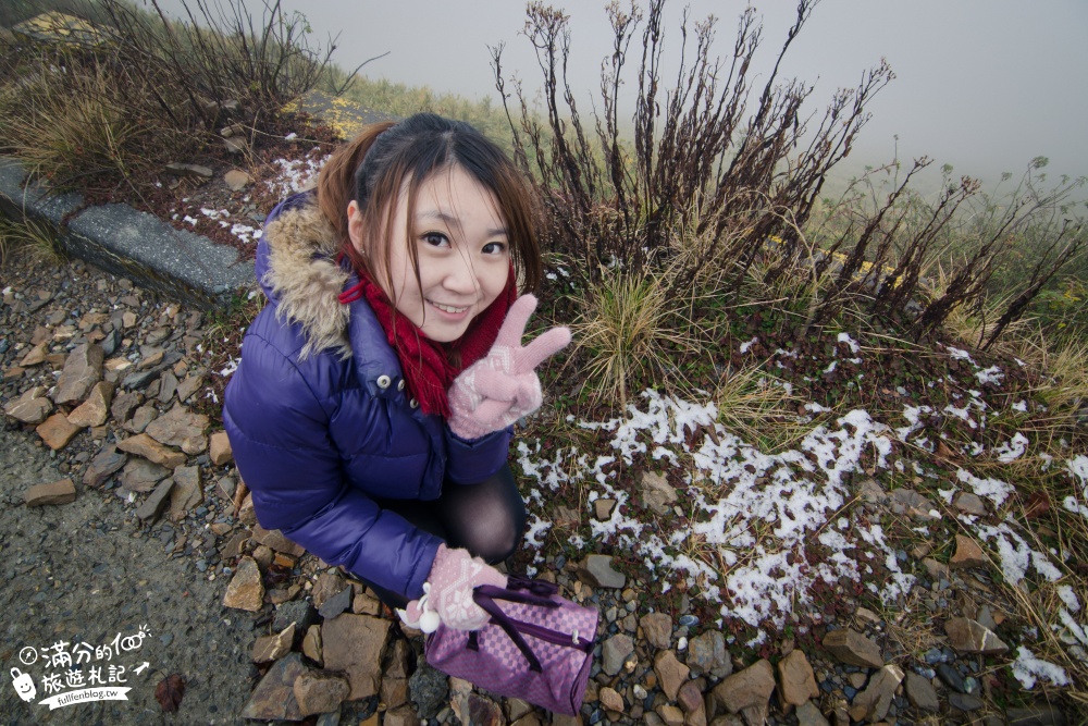 南投景點|合歡山下雪了|合歡山主峰.武嶺|登高山.堆雪人.賞雪景|最美白色浪漫~一秒飛夢幻雪國!