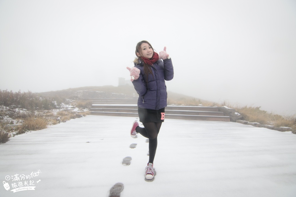 南投景點|合歡山下雪了|合歡山主峰.武嶺|登高山.堆雪人.賞雪景|最美白色浪漫~一秒飛夢幻雪國!