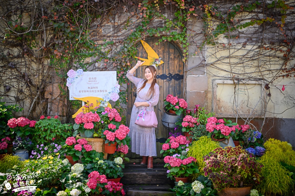 台中【心之芳庭】歐風花園美拍指南.台中普羅旺斯,最夢幻的南法莊園！