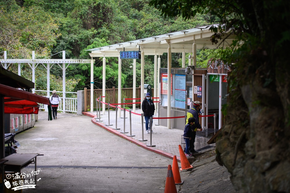 桃園復興景點|小烏來天空步道|遊步道.望瀑布.賞櫻花.看風動石.走天空繩橋|50元一票玩到底，腳踏山谷瀑布好震撼!