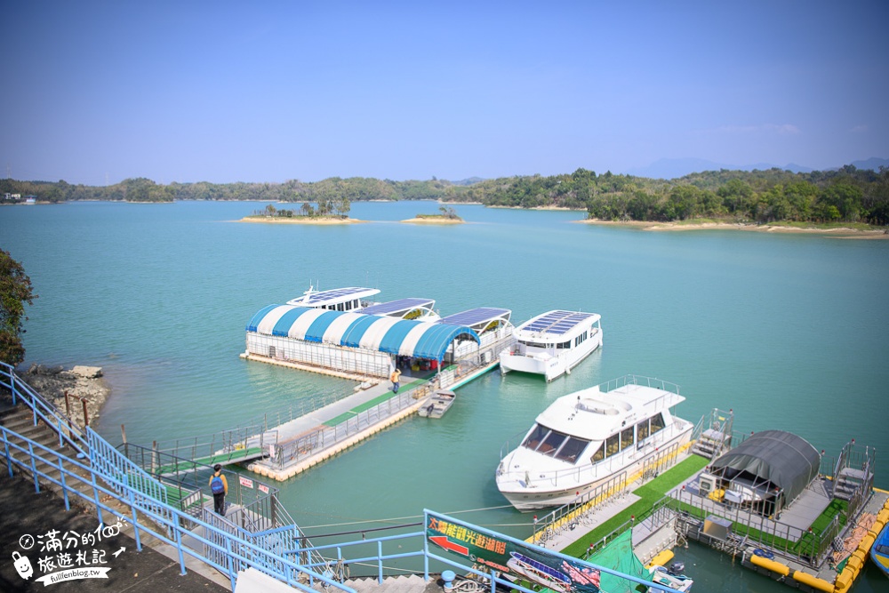 台南【烏山頭水庫風景區】南洋櫻盛開.玩親水公園.遊八田與一園區,搭遊艇.走吊橋.拍天壇.穿和服,水庫一日遊攻略!