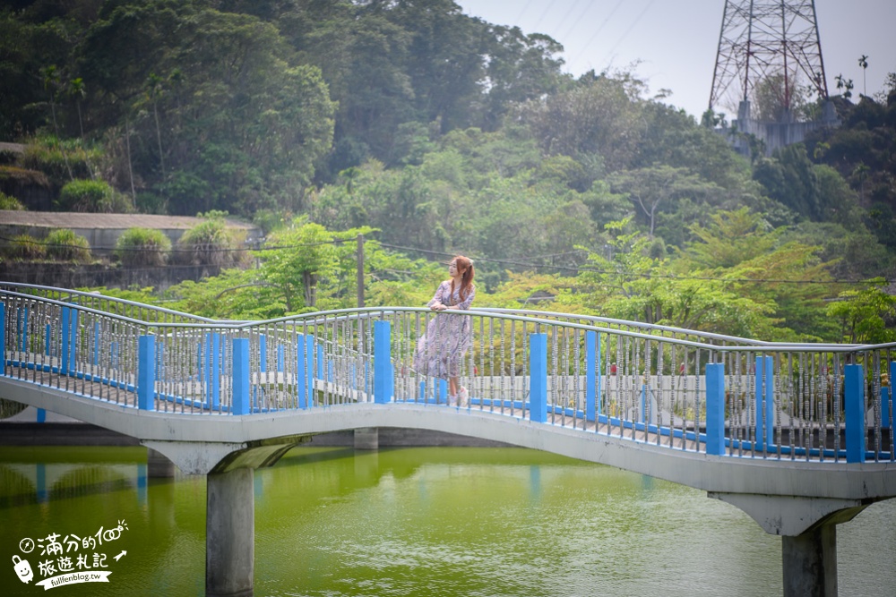 雲林古坑景點|靈台山地母廟(免門票)九龍池噴泉.綠池水上涼亭.捧金元寶|特色地球廟~拜拜也能環球一周!