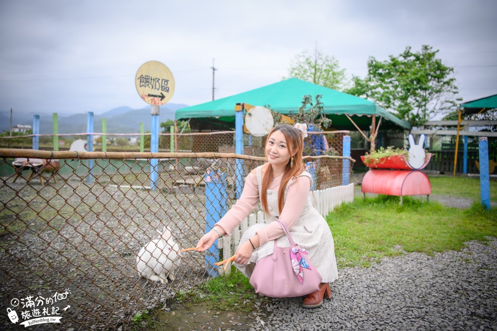 宜蘭員山景點|可達休閒羊場(免門票)親子景點.100元動物飼料全餐|一次滿足餵食雞鴨羊兔鵝!