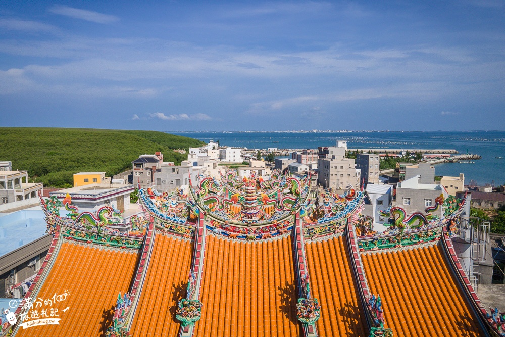 澎湖景點|竹灣大義宮(免門票)超夢幻地下珊瑚隧道|走珊瑚洞.看海龜.登觀景台~別有洞天特色廟宇!