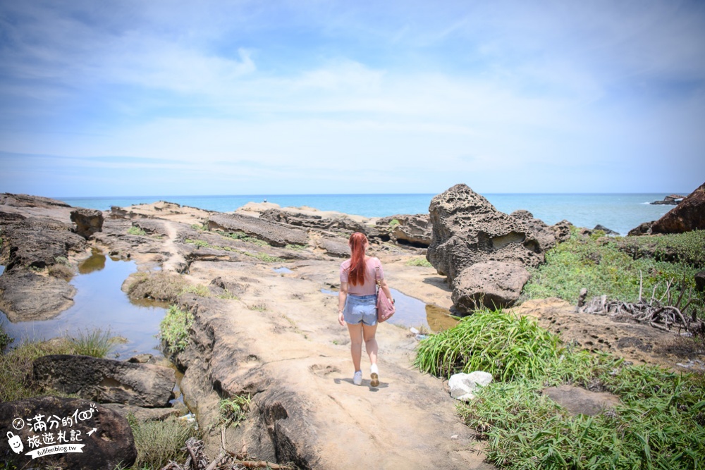 東北角景點|大野狼與小綿羊岩.海狗岩|神秘天然海蝕洞~大海上的紅貴賓!