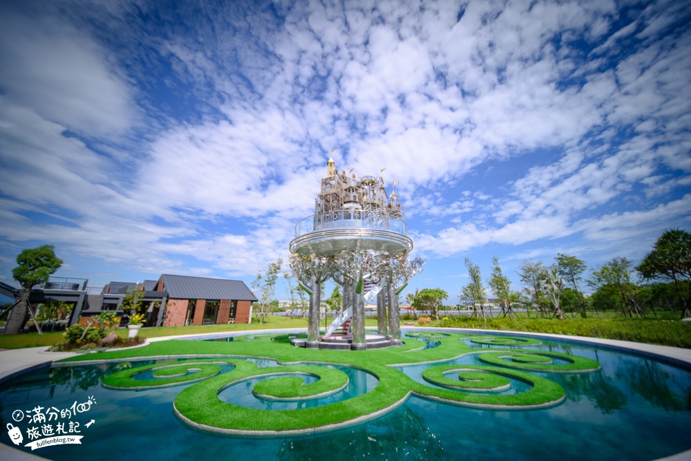 宜蘭景點【赫蒂法莊園】超夢幻水上城堡.生命樹鏡池.白羽毛步道~來逛花園.玩DIY.下午茶吃火鍋!