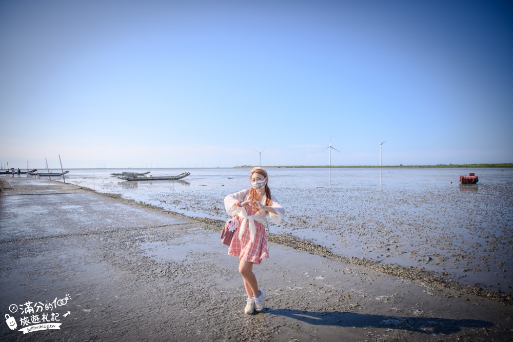 彰化【芳苑濕地紅樹林海空步道】免門票紅樹林秘境廊道,可以看招潮蟹和搭海牛車唷!