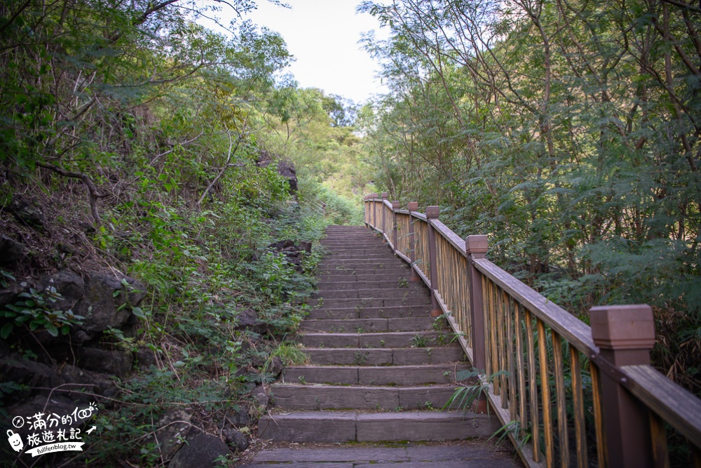 屏東景點|卡悠峯瀑布(免門票)步行15分直達懸崖秘境~秀麗群山.磅礴山澗瀑布盡收眼底!