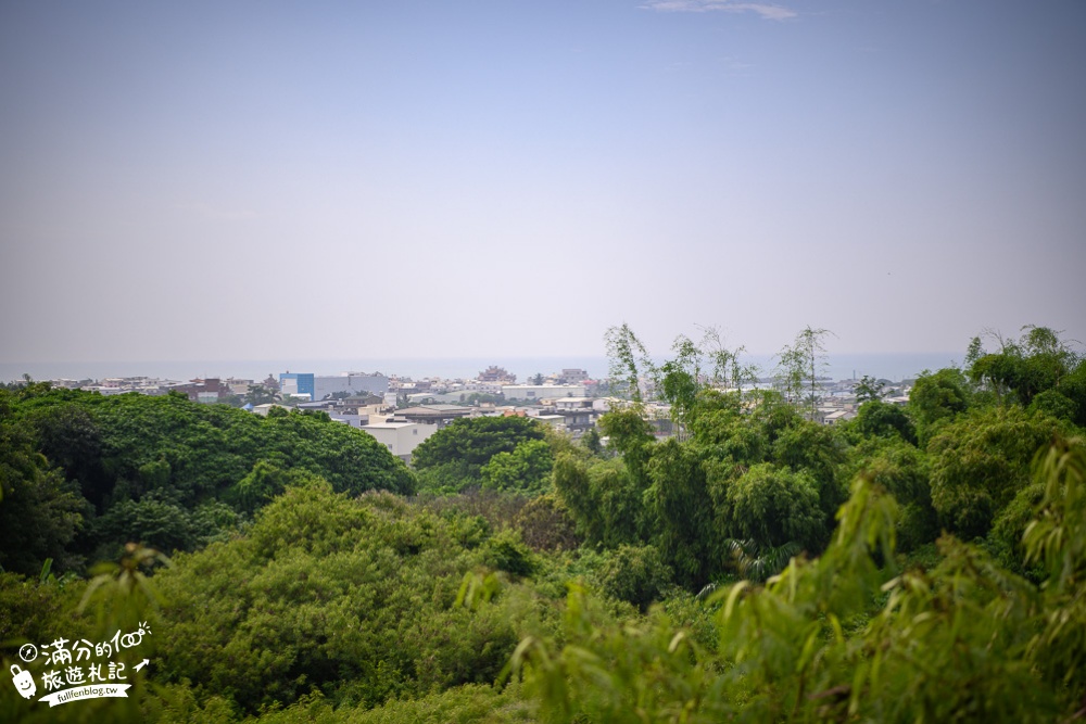 高雄景點|漯底山自然公園(免門票)走吊橋.望海岸線.探索惡地地形~古錐大頭兵出沒!